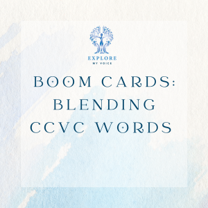 Boom Cards: Blending CCVC Words