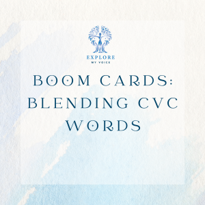 Boom Cards: Blending CVC Words