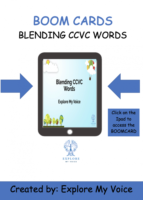 Boom Cards: Blending CCVC Words