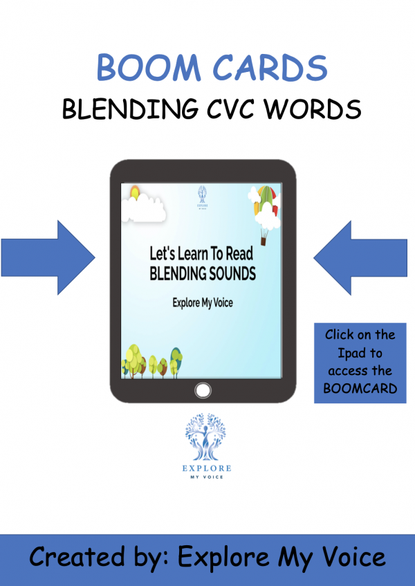 Boom Cards: Blending CVC Words